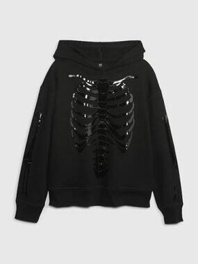 NWT Gap Kids Boys Skeleton Hoodie sz XXL